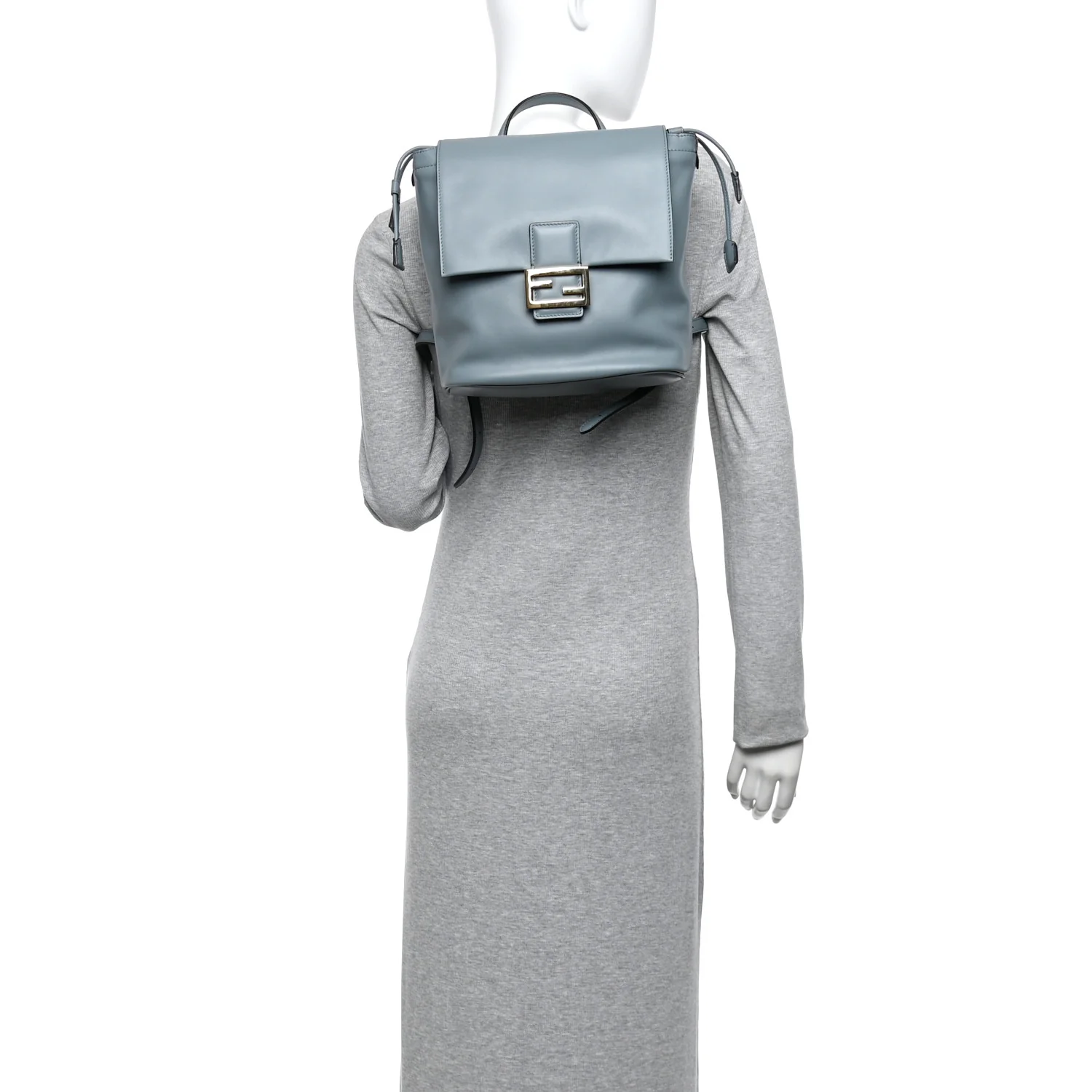 Mercury Calfskin Backpack Light Blue - Image 2