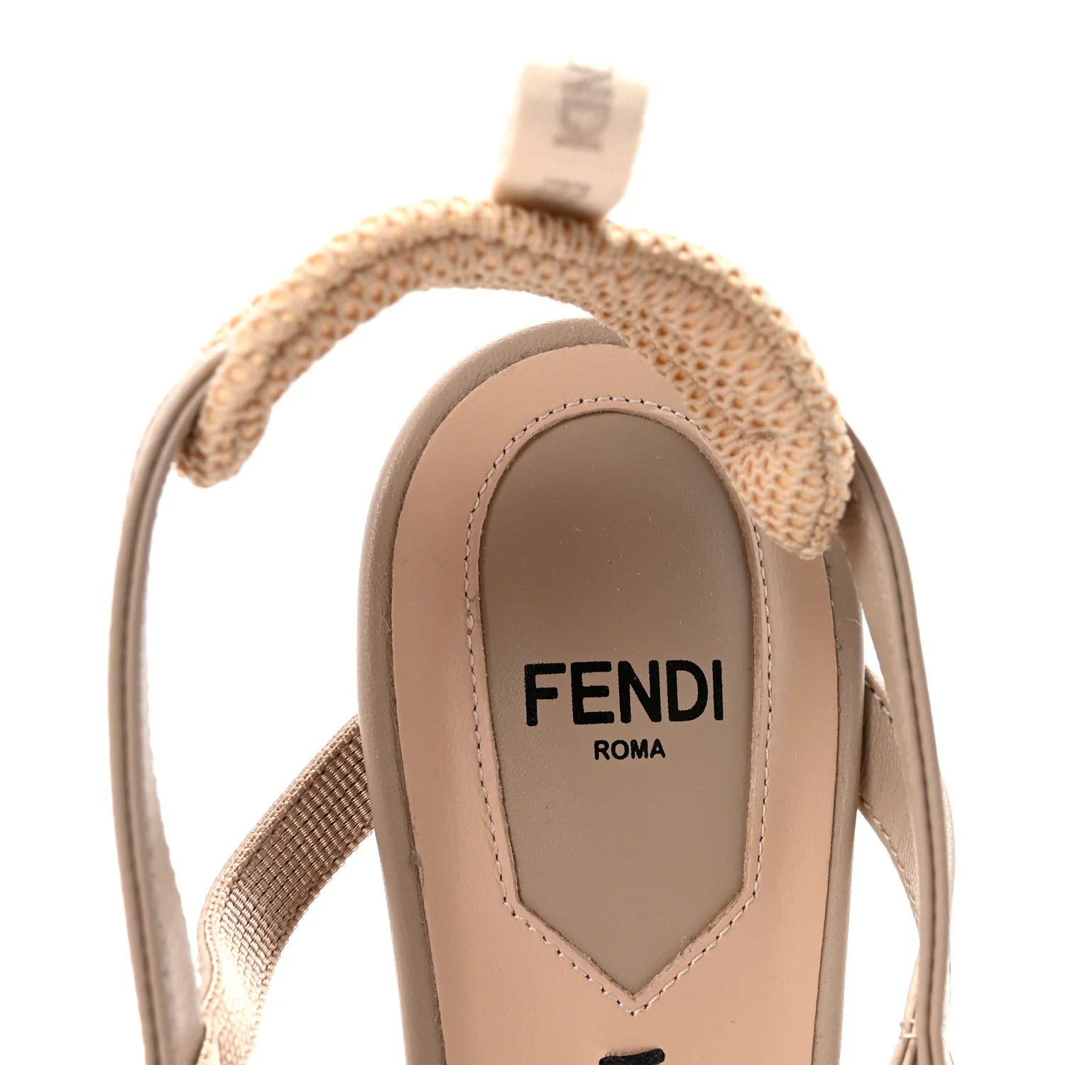 Mesh FF Colibri Lite 55mm Slingback Pumps 38 Beige Multicolor - Image 8