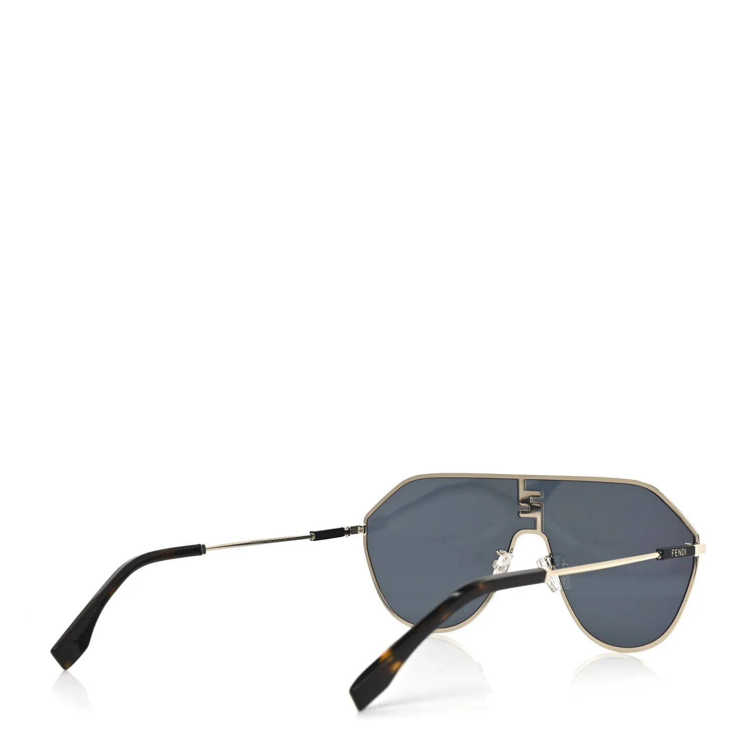 Metal Aviator Sunglasses FE40080U Gold - Image 4