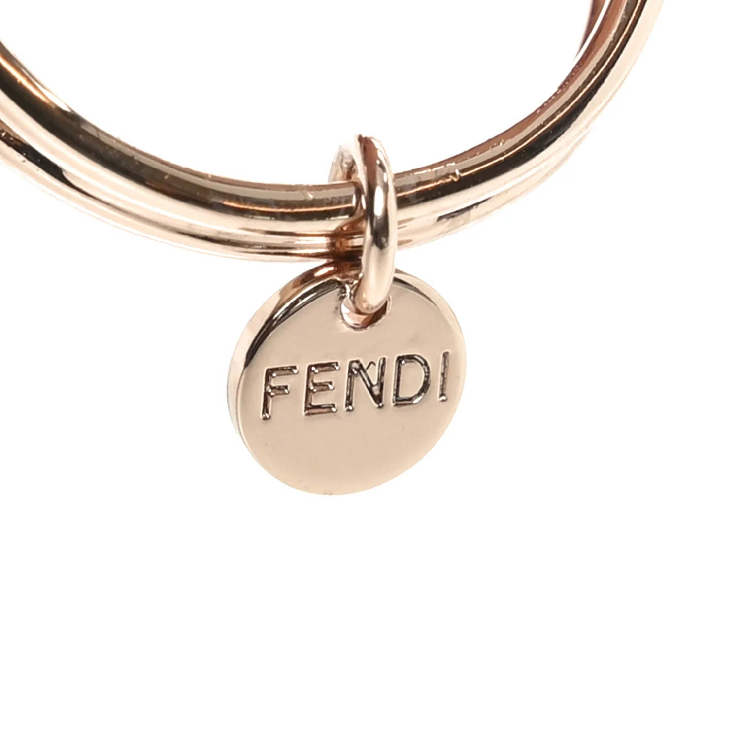 Metal Crystal F is Fendi Ring L Rose Gold - Image 4