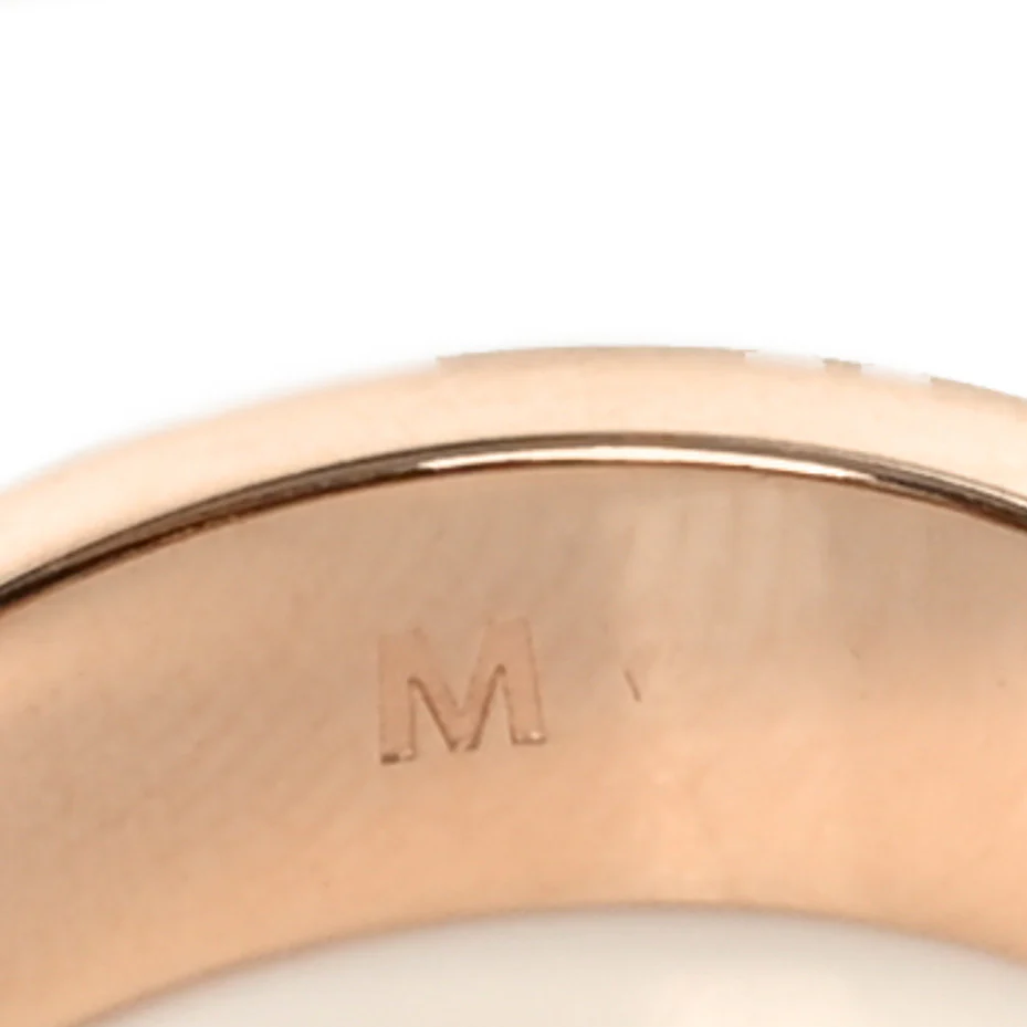 Metal Crystal F is Fendi Ring M Rose Gold - Image 6