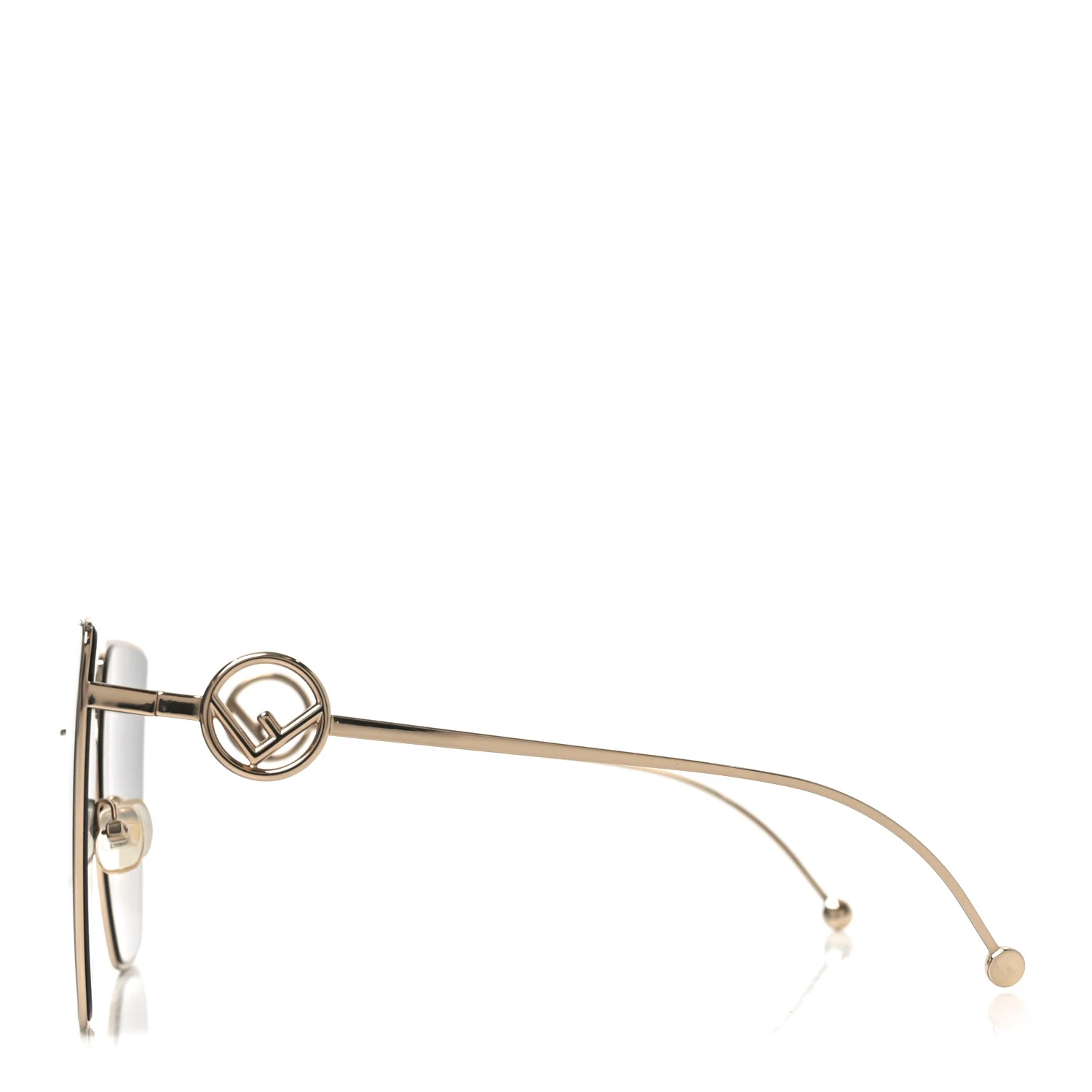 Metal F is Fendi Sunglasses FF 0323/S Gold - Image 3
