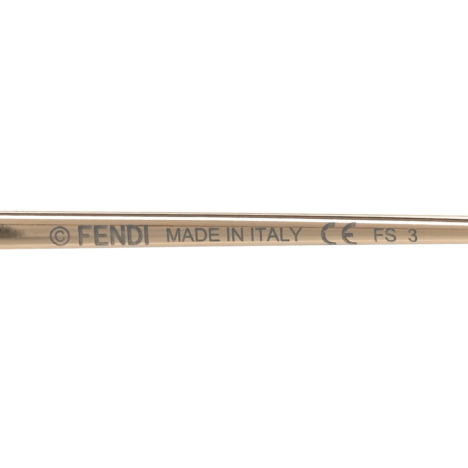 Metal F is Fendi Sunglasses FF 0323/S Gold - Image 5