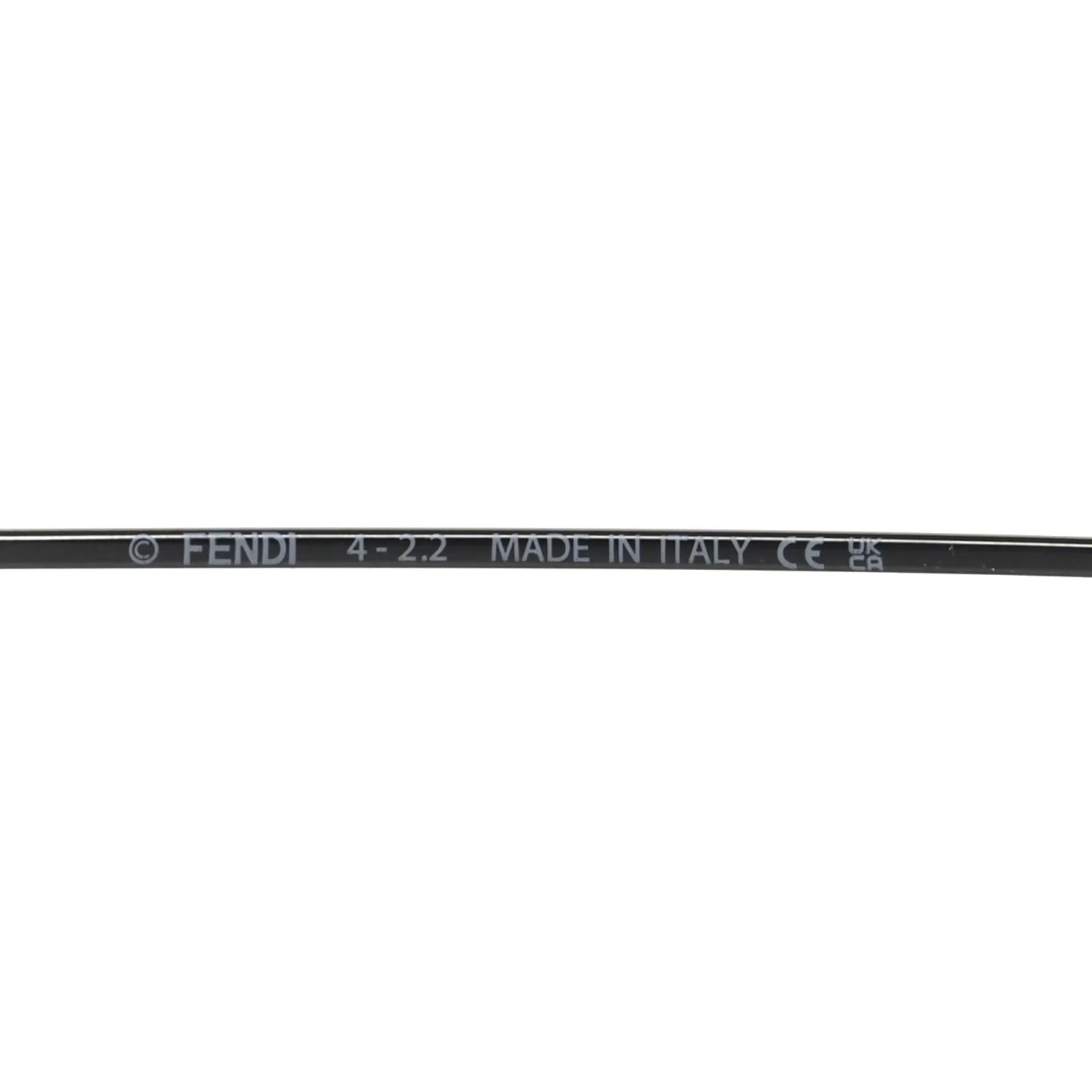Metal Fendi O'lock Sunglasses FE40079U Black - Image 5