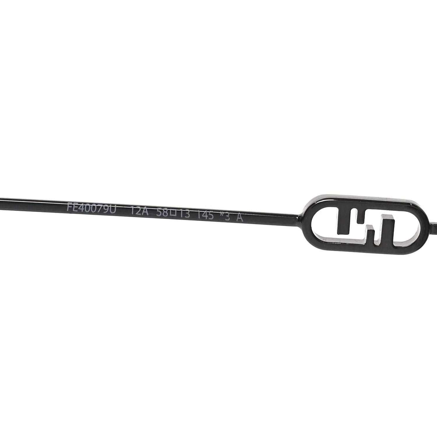 Metal Fendi O'lock Sunglasses FE40079U Black - Image 6