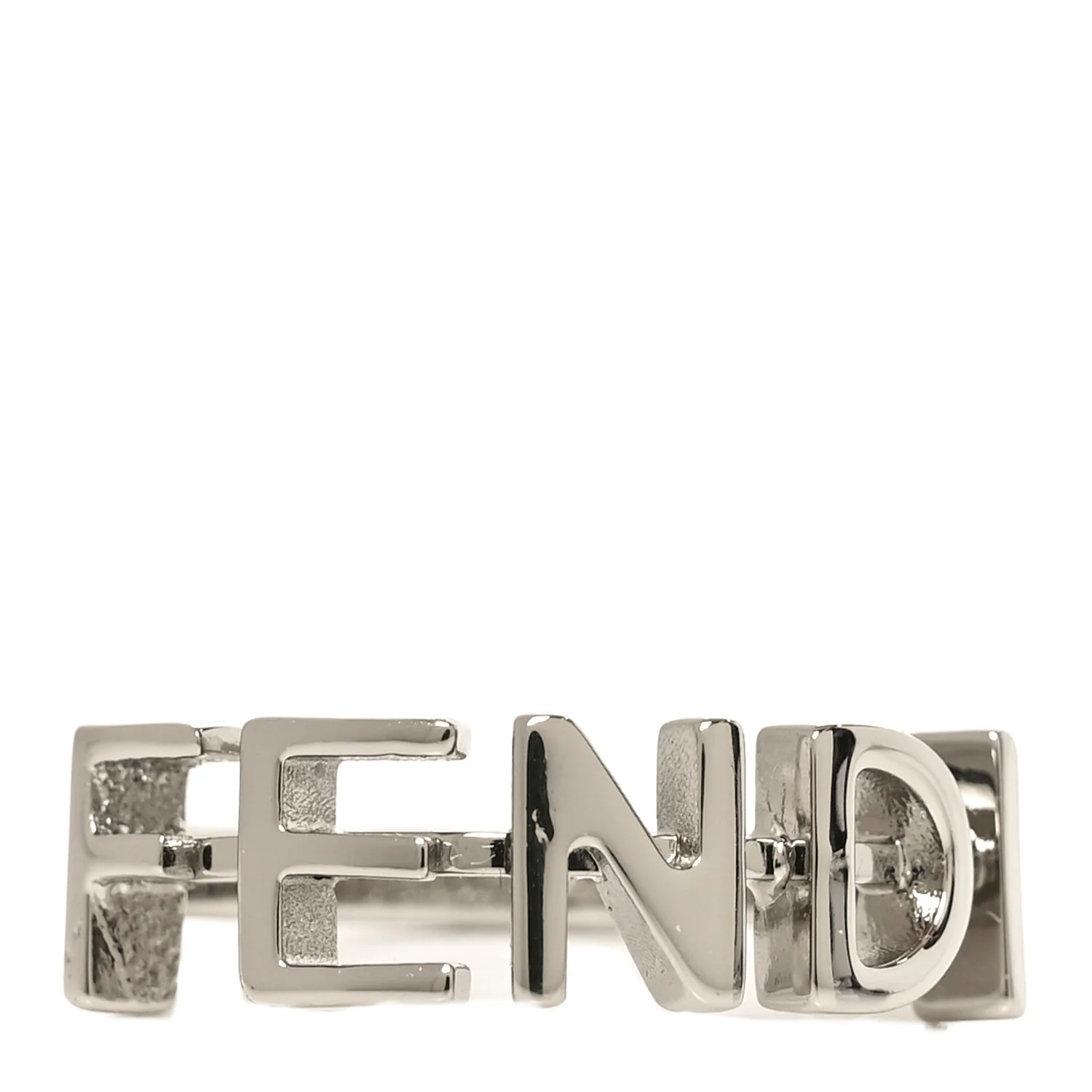 Metal Fendi Ring M 62 10 Silver