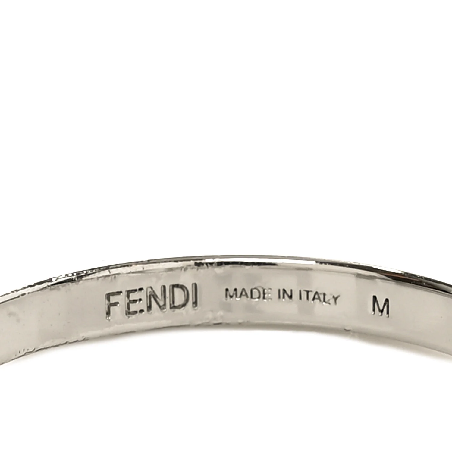 Metal Fendi Ring M 62 10 Silver - Image 4