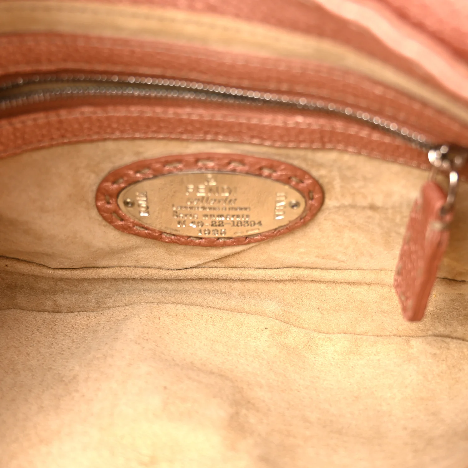 Metallic Calfskin Romano Selleria Flap Bag Bronzo - Image 5