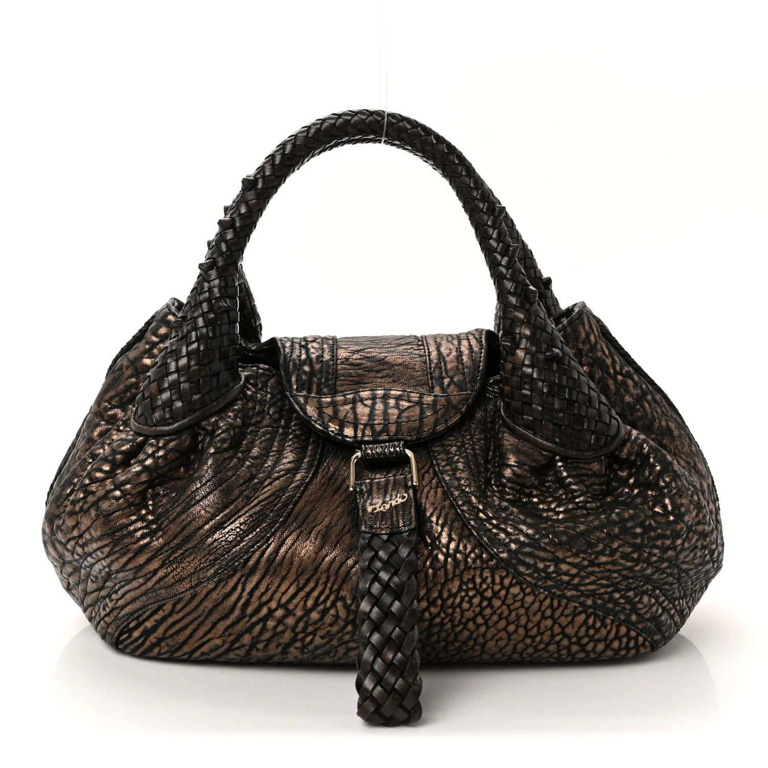 Metallic Nappa Small Spy Bronze Black - Image 2