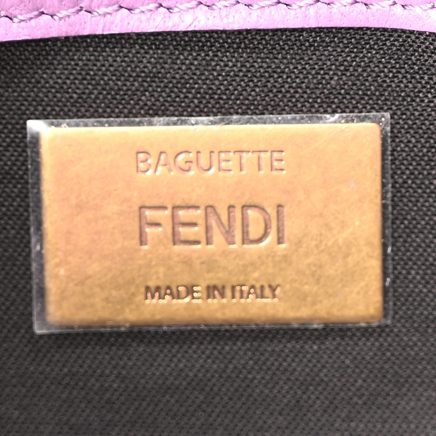 Nappa FF 1974 Embossed Baguette Agapanto - Image 6