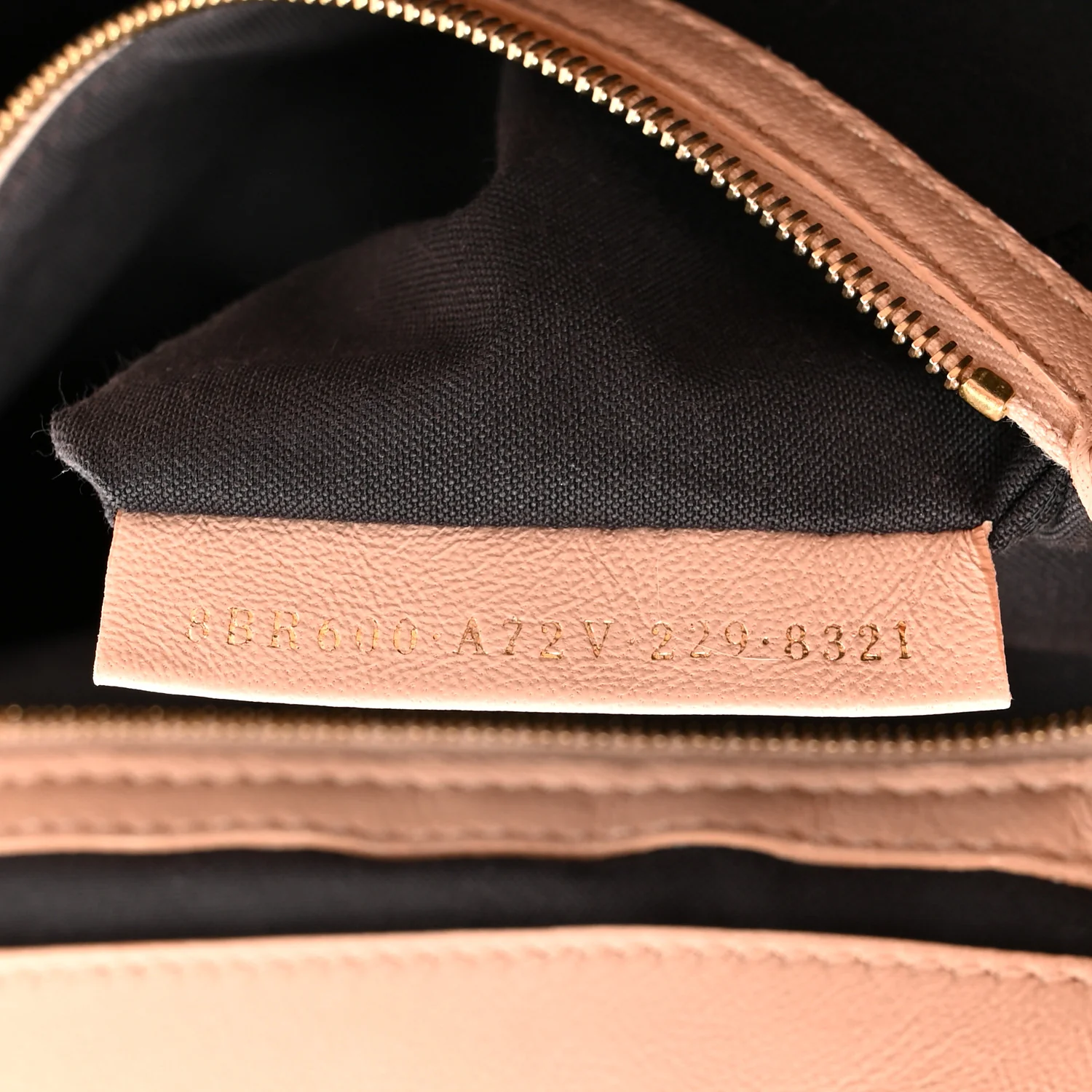 Nappa FF 1974 Embossed Baguette Baby Pink - Image 7