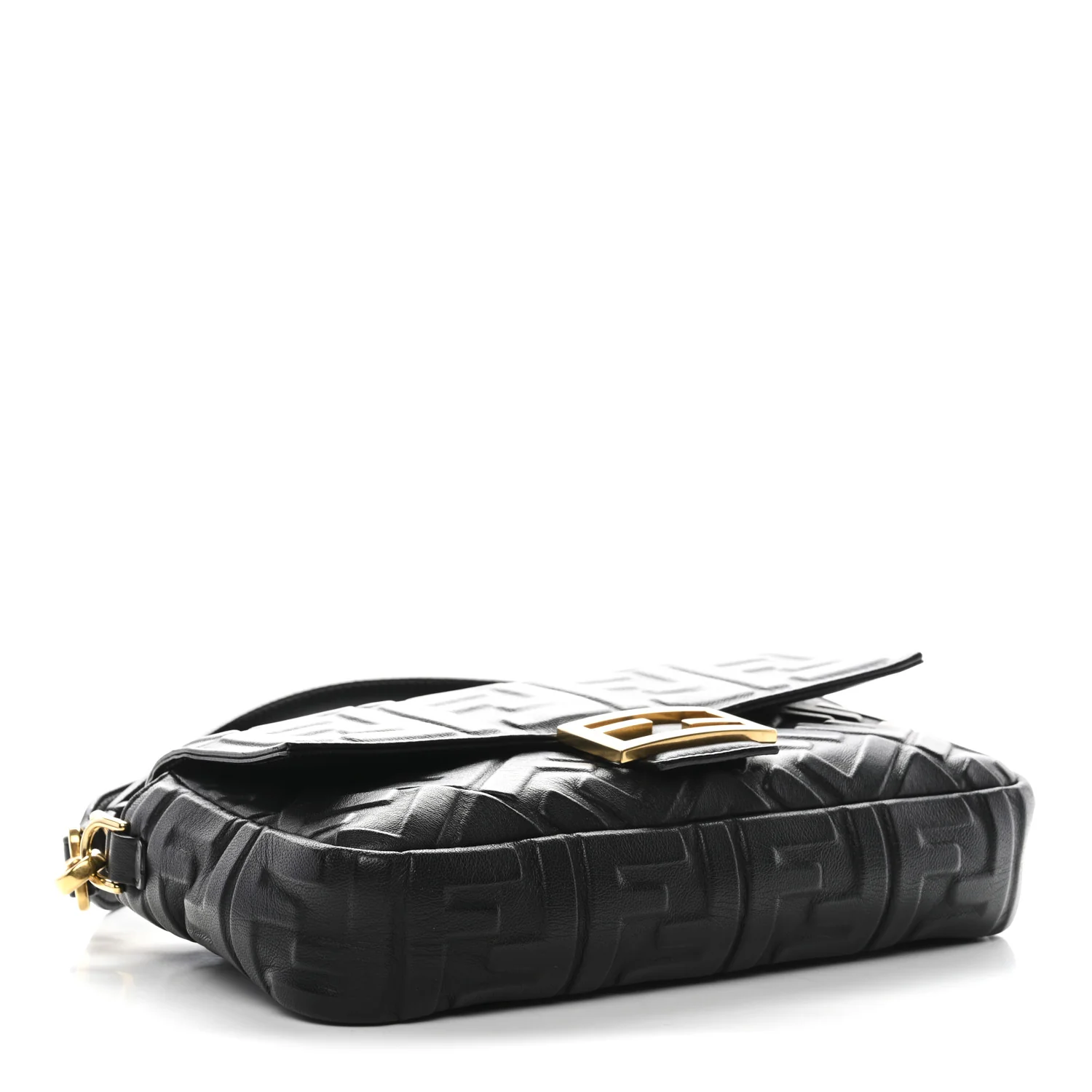 Nappa FF 1974 Embossed Baguette Black - Image 4