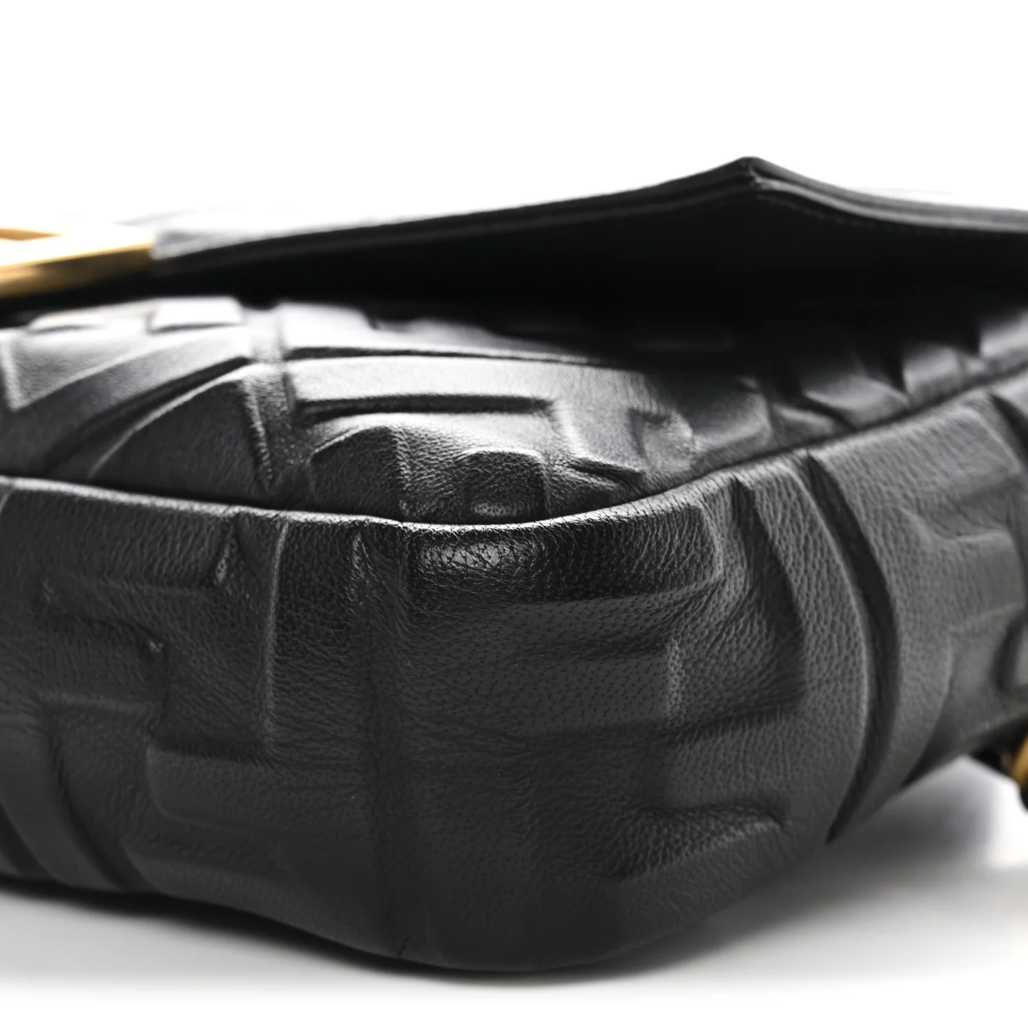 Nappa FF 1974 Embossed Baguette Black - Image 9