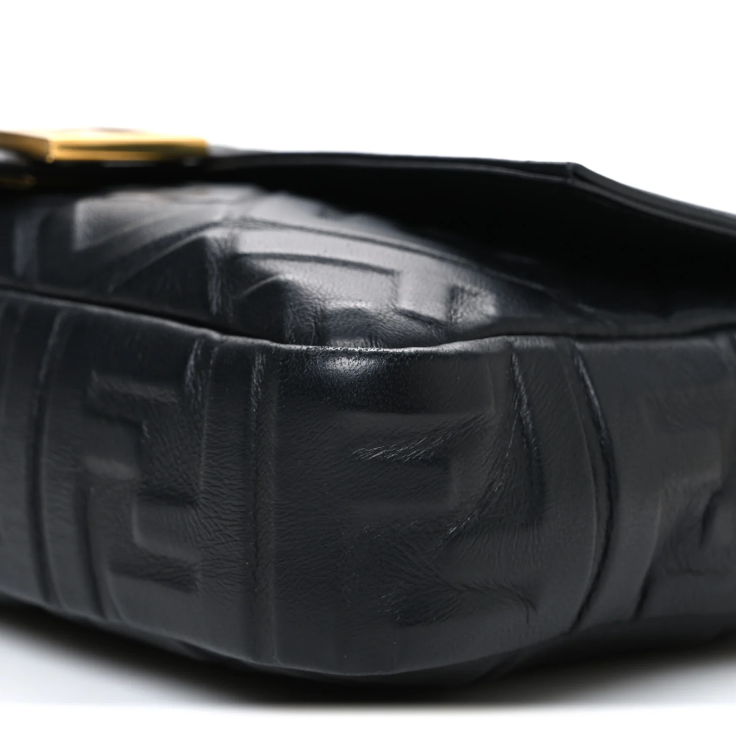 Nappa FF 1974 Embossed Baguette Black - Image 10