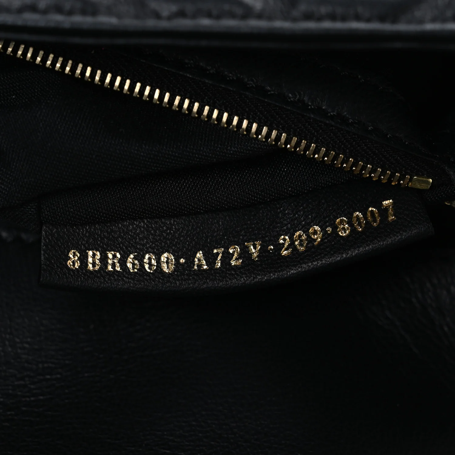 Nappa FF 1974 Embossed Baguette Black - Image 7