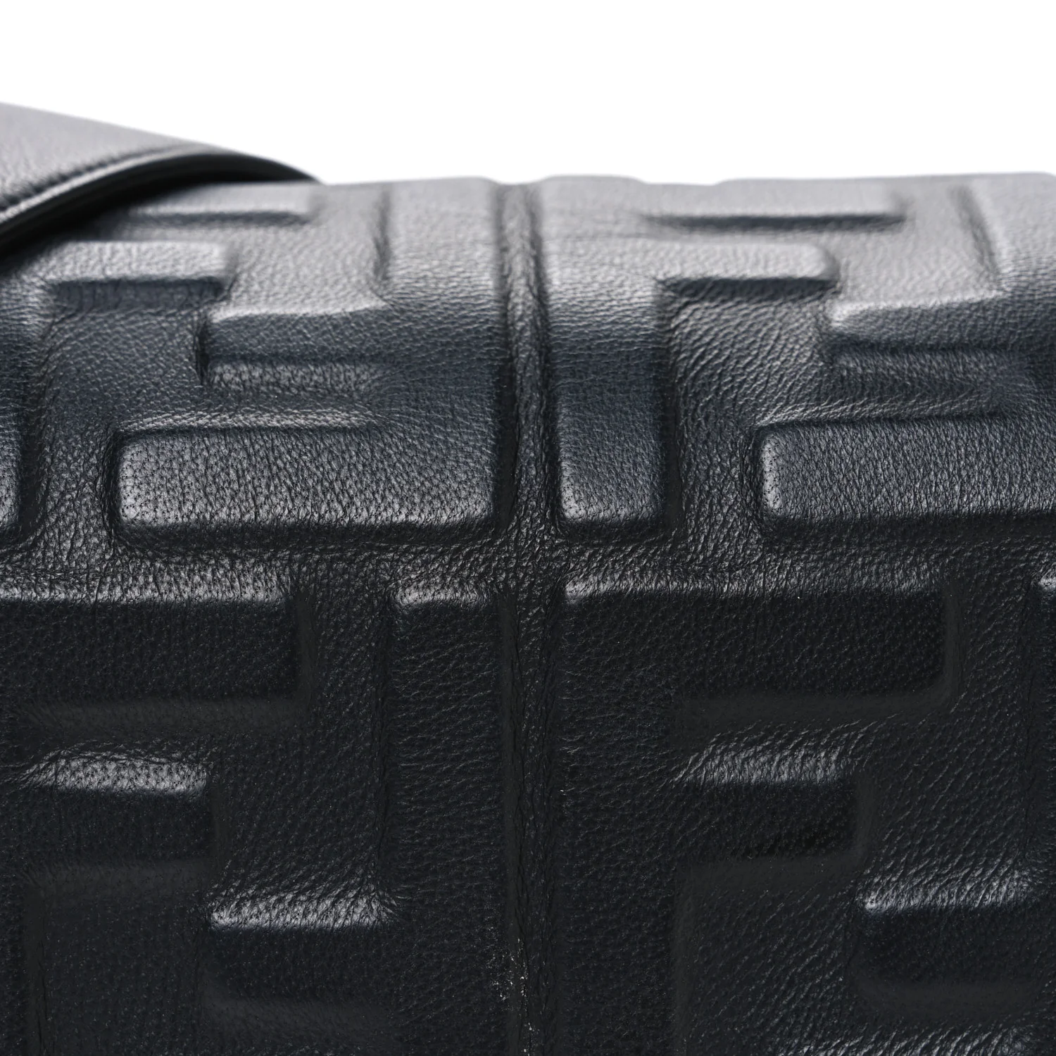 Nappa FF 1974 Embossed Baguette Black - Image 8