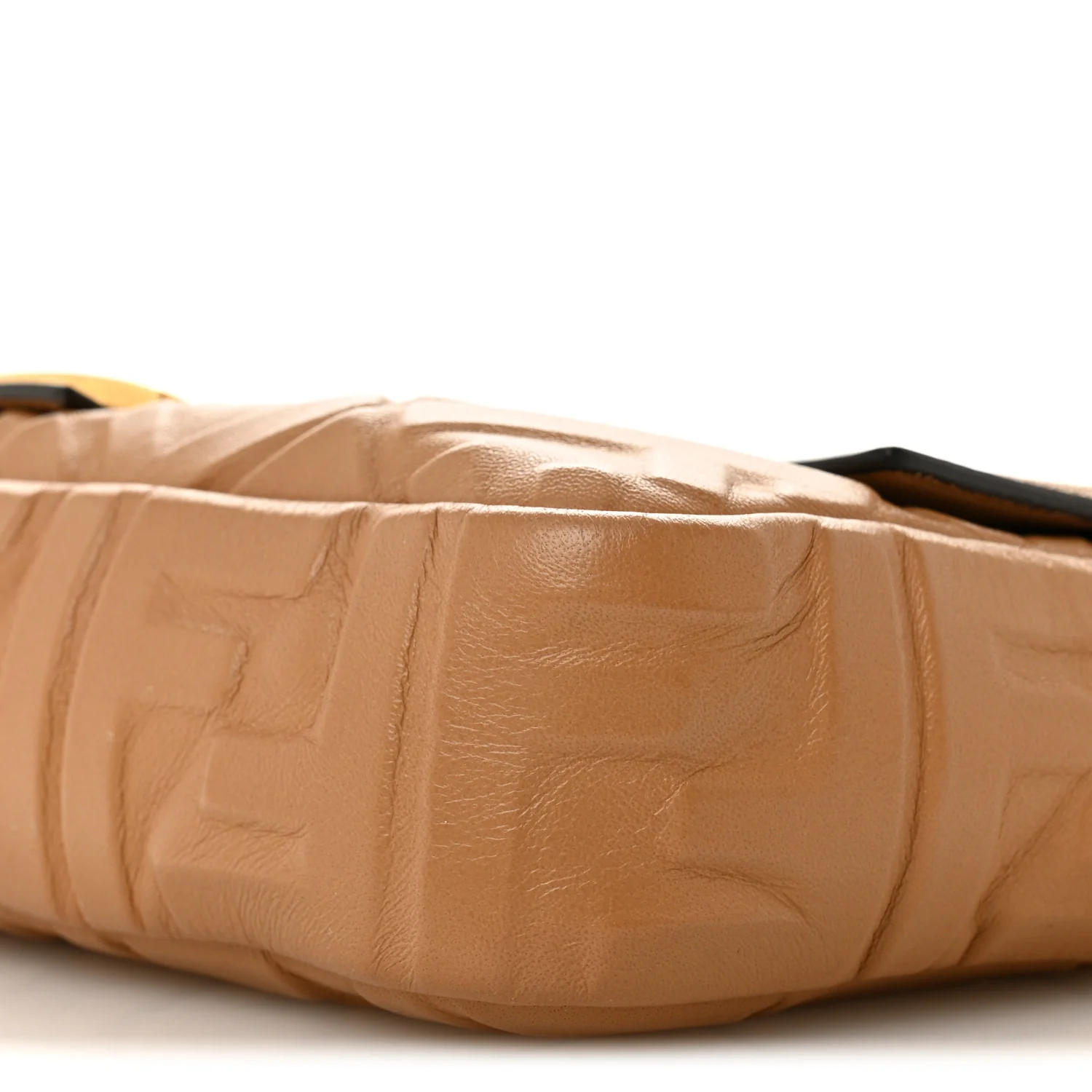 Nappa FF 1974 Embossed Baguette Miele Scuro - Image 10