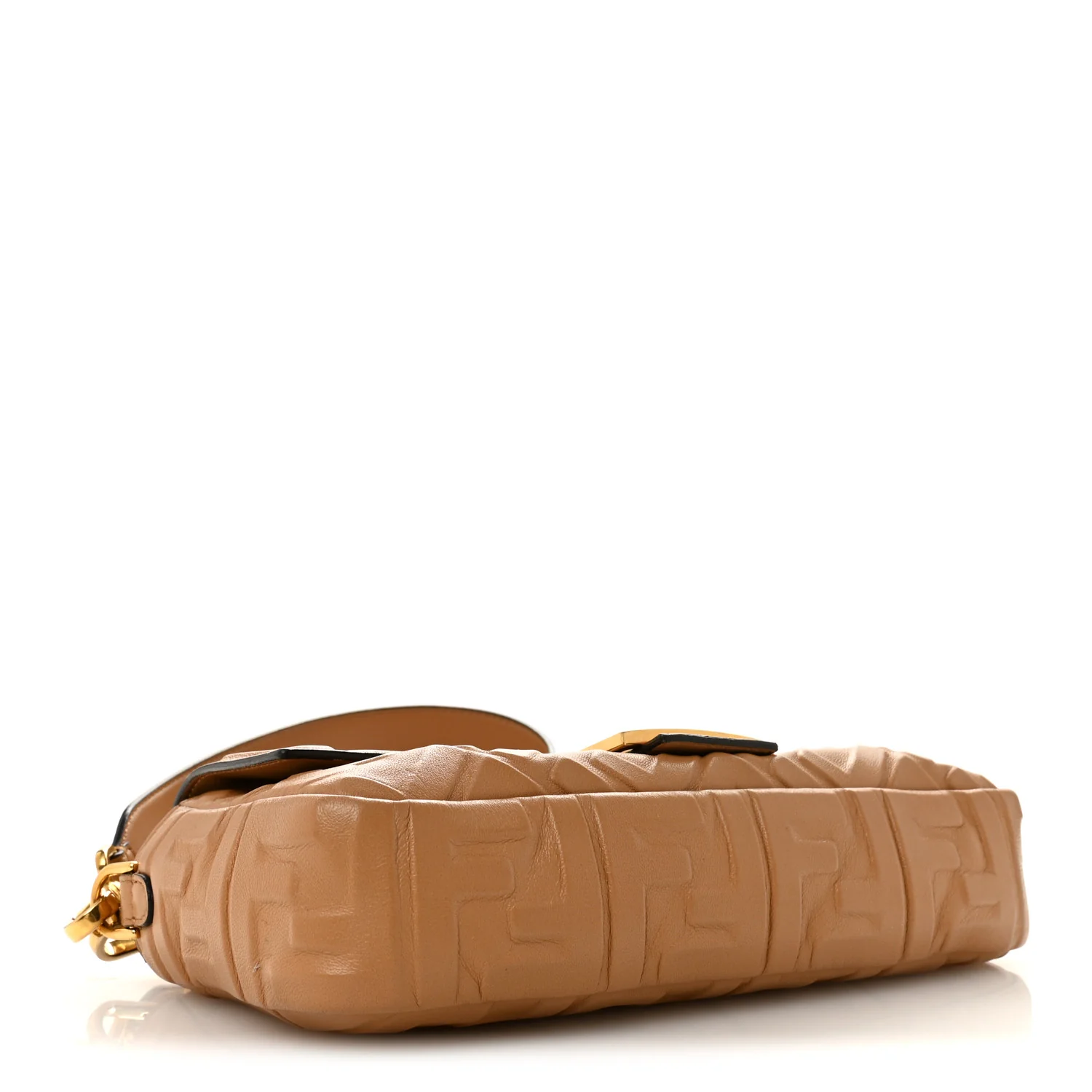 Nappa FF 1974 Embossed Baguette Miele Scuro - Image 4