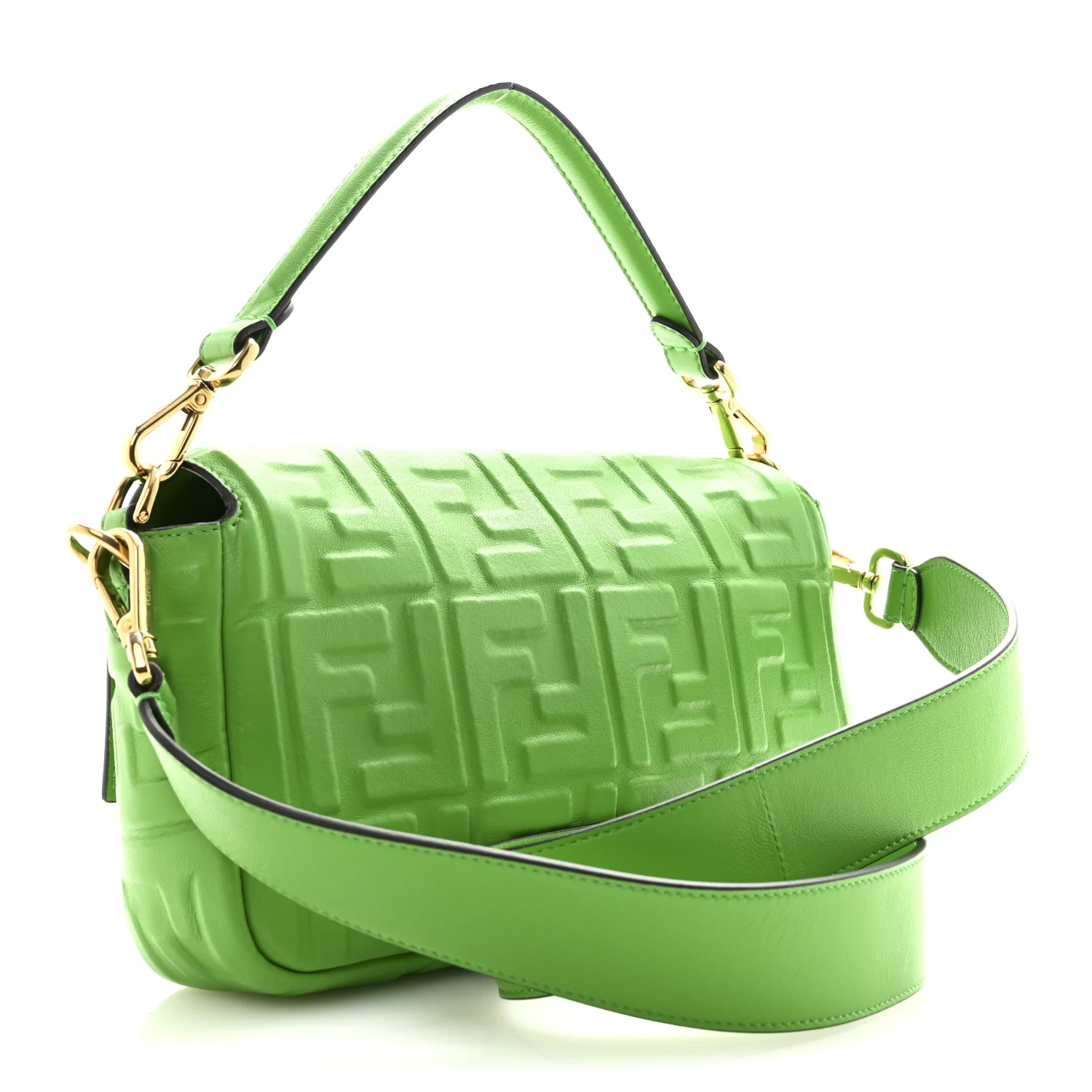 Nappa FF 1974 Embossed Baguette Tomatillo - Image 3