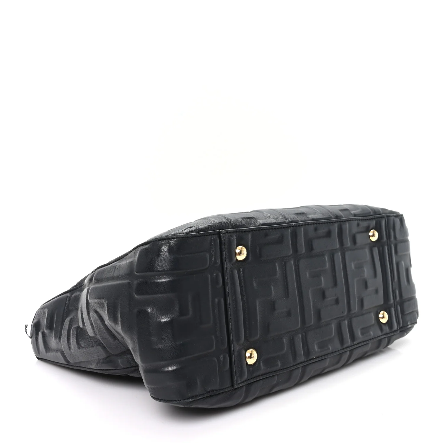 Nappa FF 1974 Embossed Small FF Tote Black - Image 4