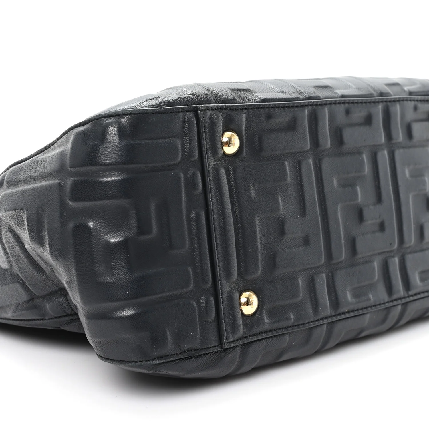 Nappa FF 1974 Embossed Small FF Tote Black - Image 8