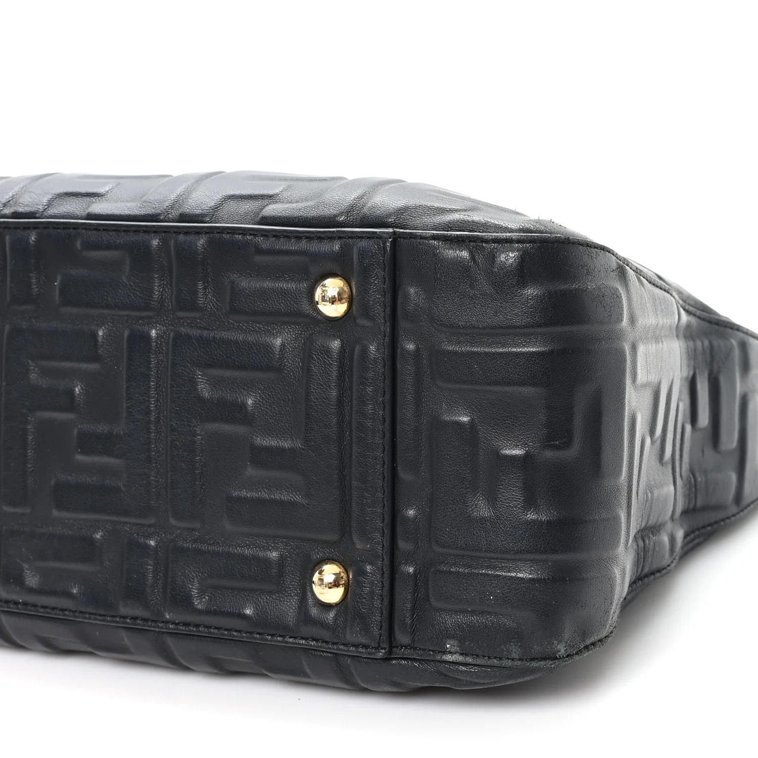 Nappa FF 1974 Embossed Small FF Tote Black - Image 9