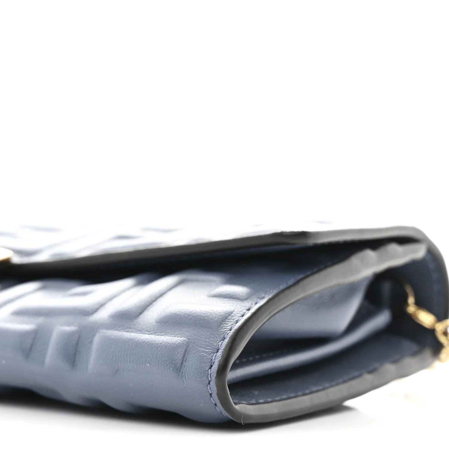 Nappa Matisse FF Embossed Continental Wallet On Chain Mirto - Image 11