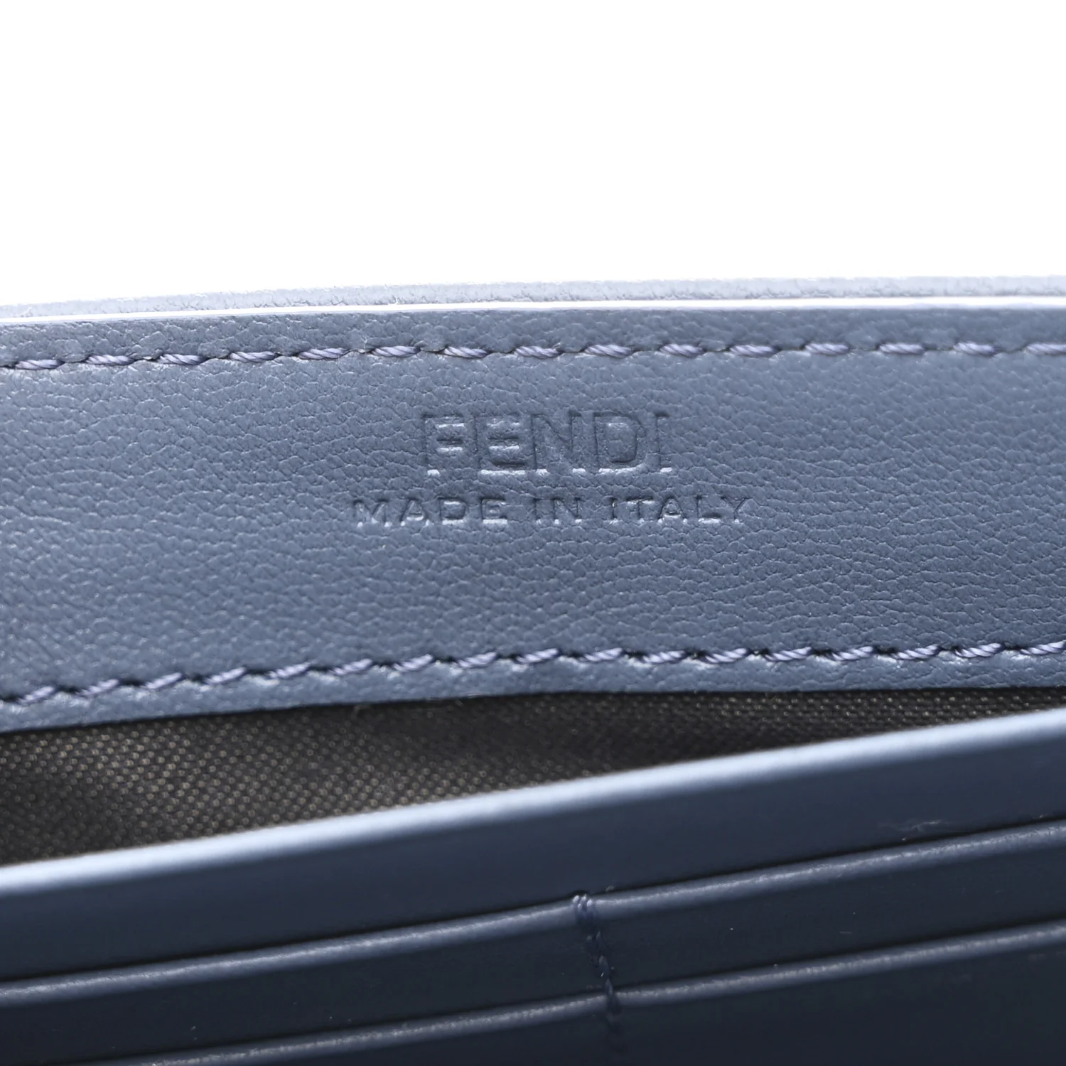 Nappa Matisse FF Embossed Continental Wallet On Chain Mirto - Image 7