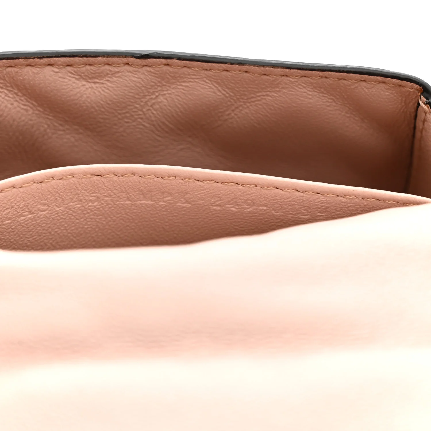 Nappa Matisse FF Embossed Nano Maxi Buckle Baguette Charm Rosa Quarzo - Image 7