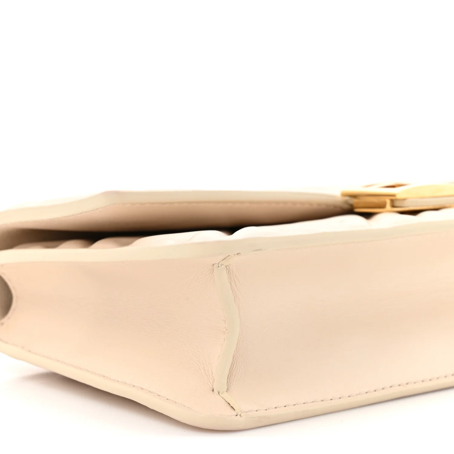 Nappa Matisse FF Embossed Wallet On Chain Baguette Camelia - Image 10