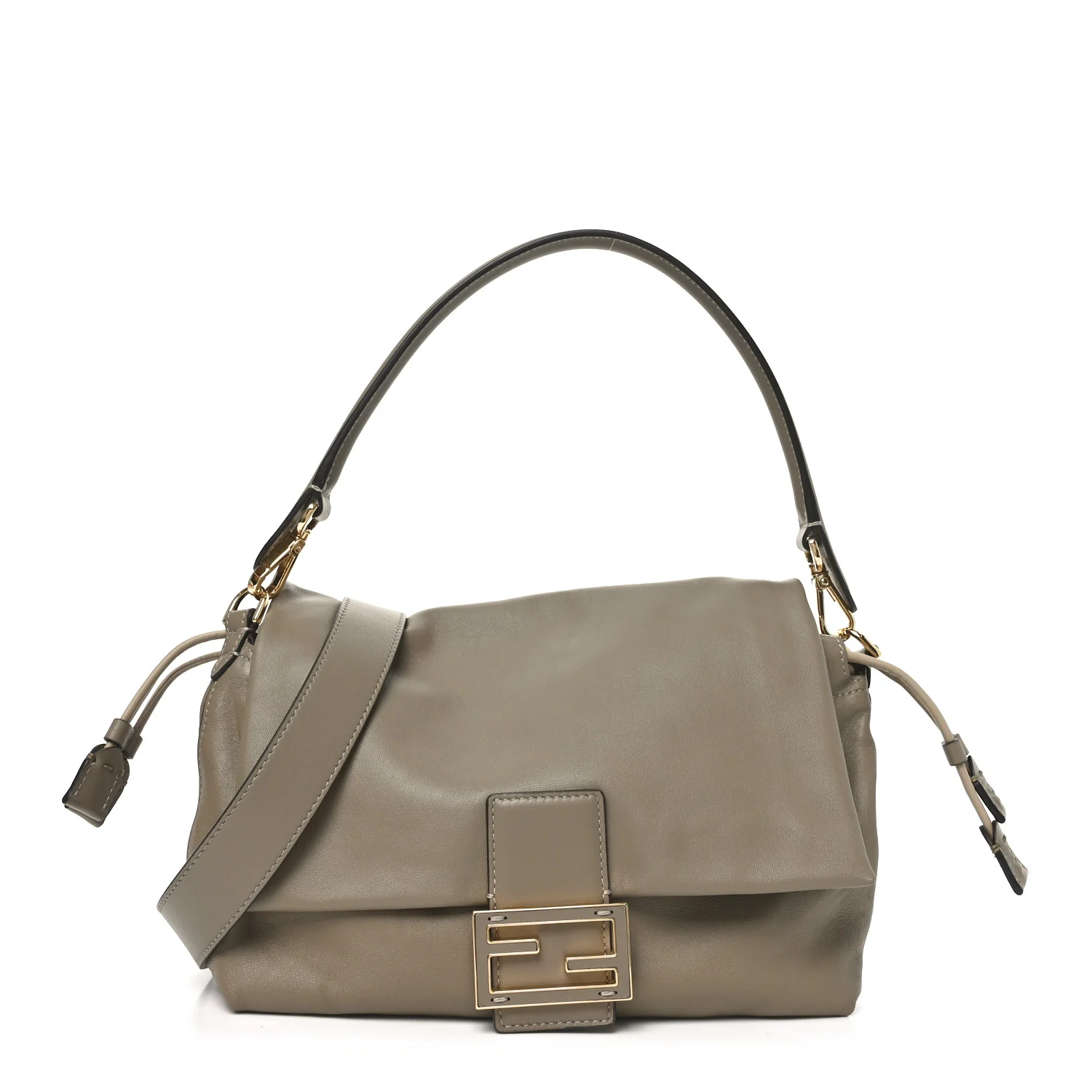 Nappa Medium Mamma Baguette Dove Gray