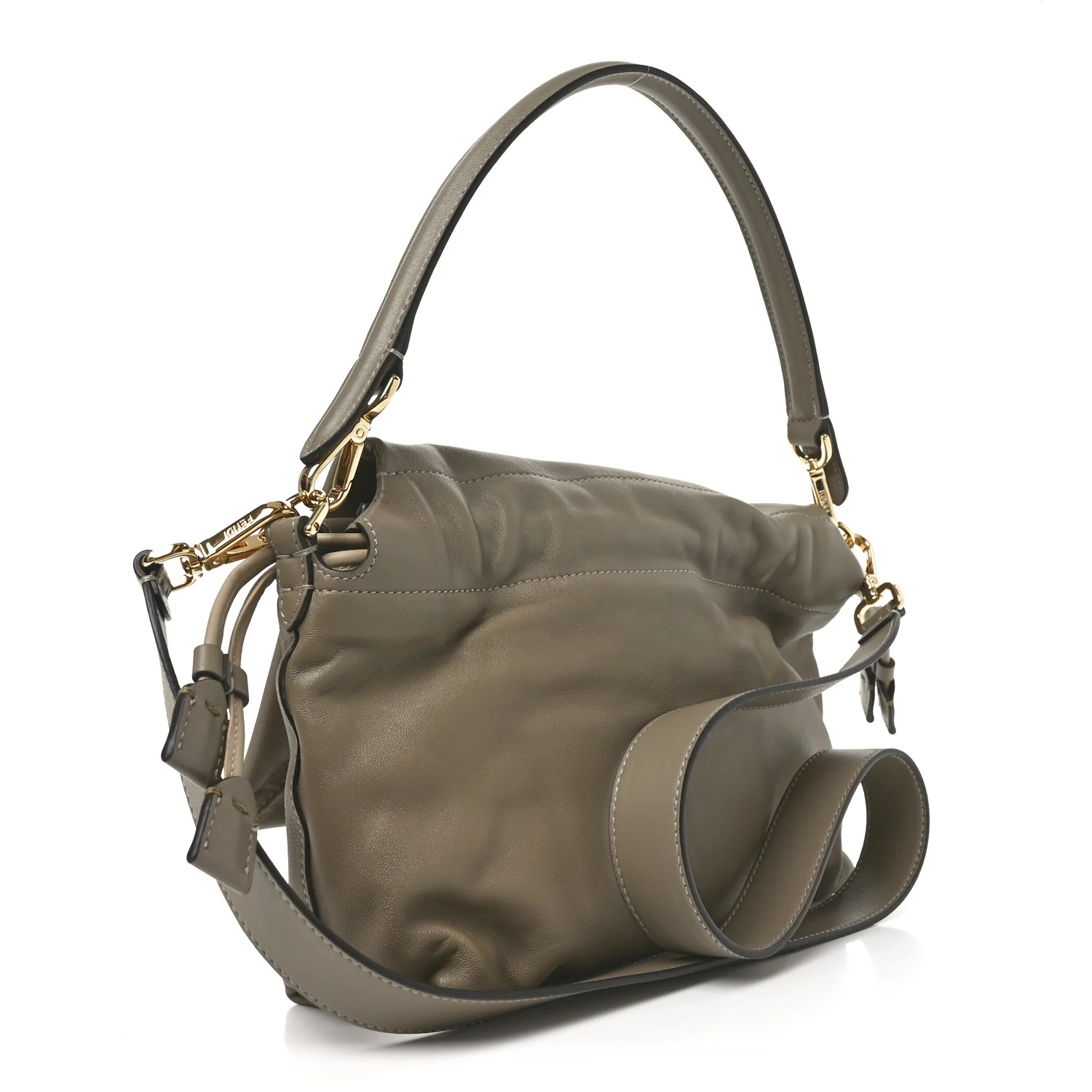 Nappa Medium Mamma Baguette Dove Gray - Image 3