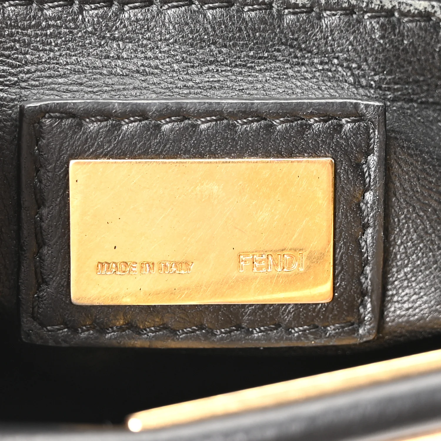 Nappa Mini Peekaboo Iconic Satchel Black - Image 11