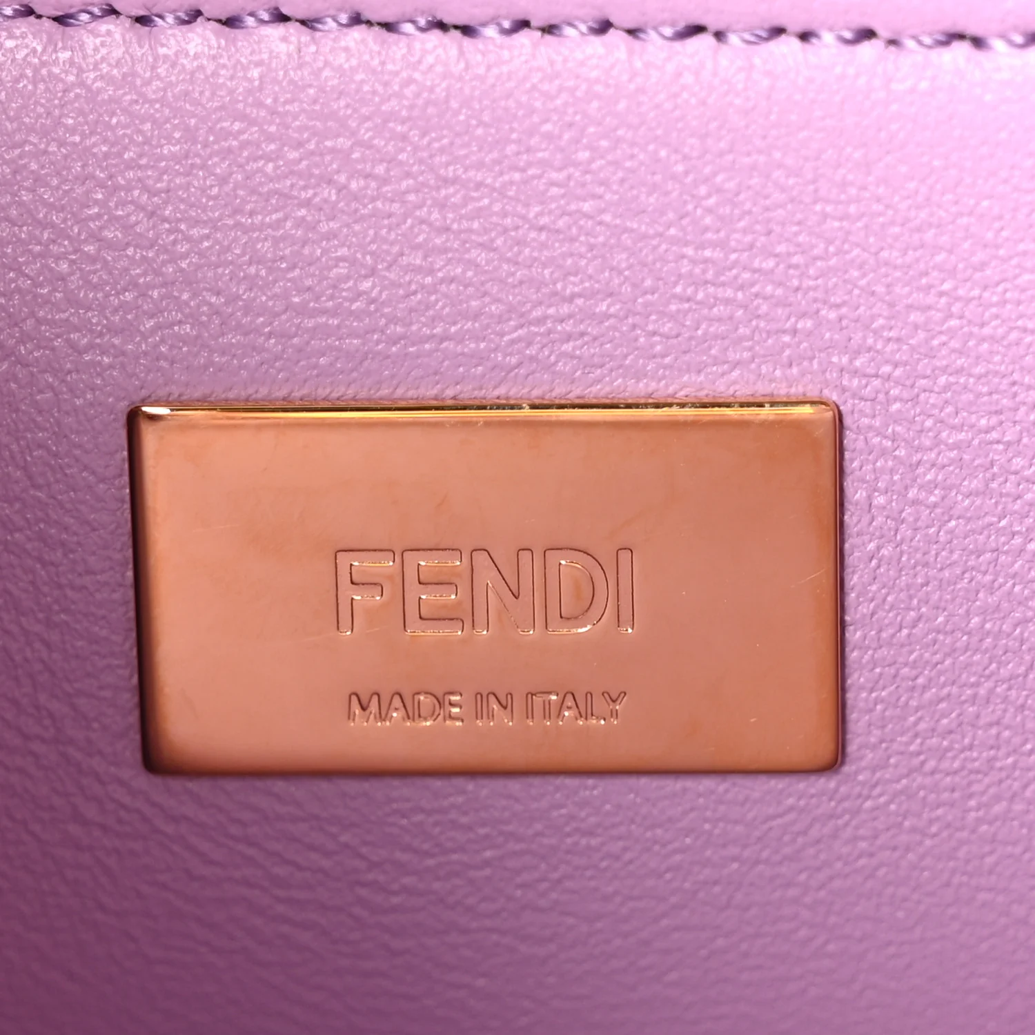 Nappa Stacked Bar Mini Peekaboo Iconic Satchel Violetta - Image 6