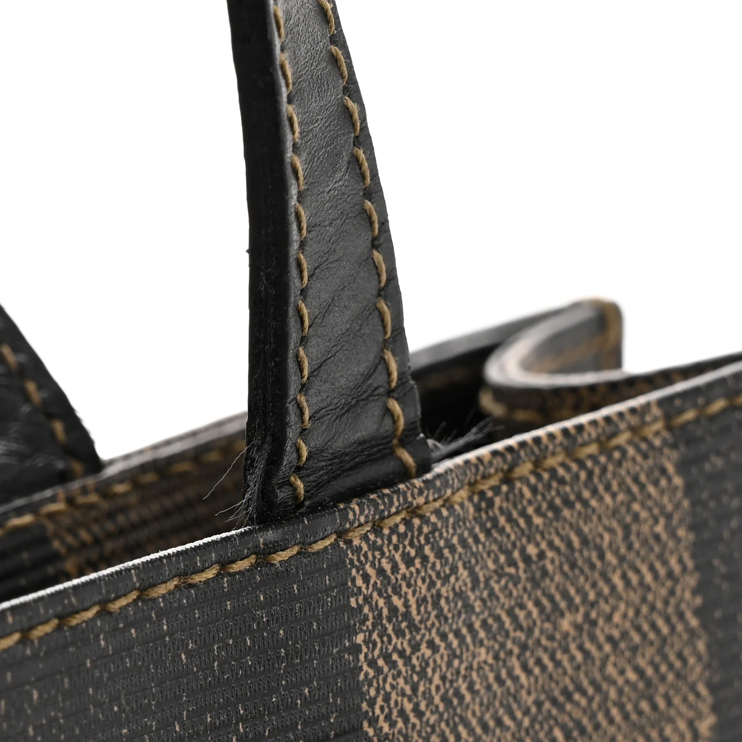 Pequin Spalmati Backpack Tote Tobacco Black - Image 11