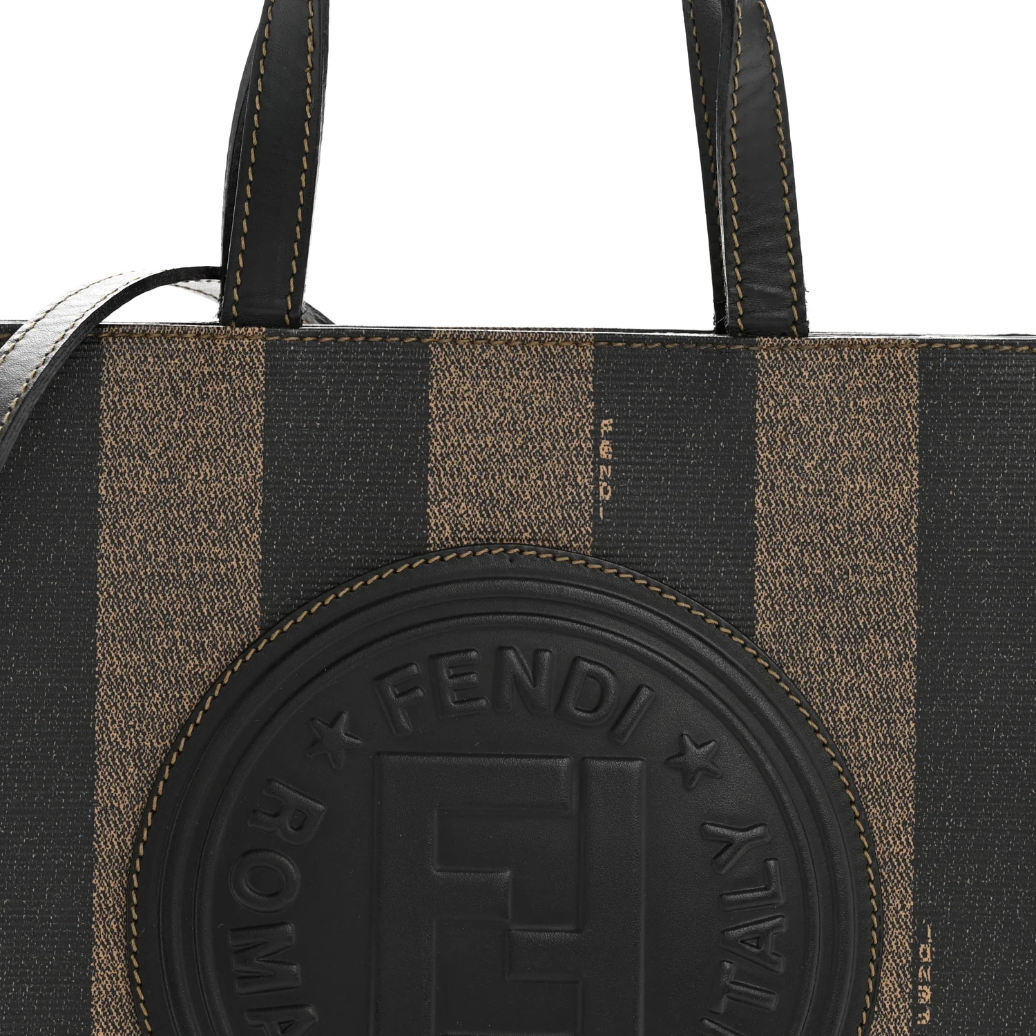 Pequin Spalmati Backpack Tote Tobacco Black - Image 7