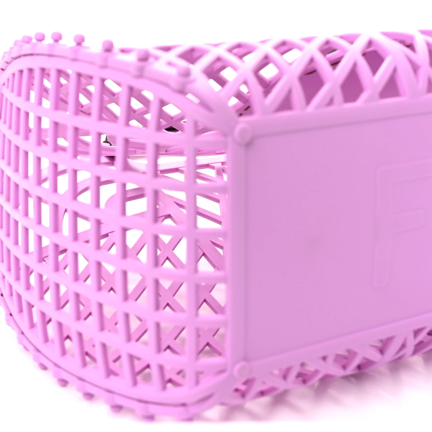 Recycled Plastic Vitello Liberty Matte Medium Fendi Basket Violetta - Image 10