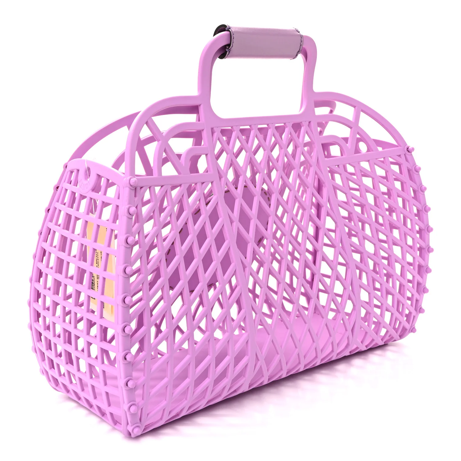Recycled Plastic Vitello Liberty Matte Medium Fendi Basket Violetta - Image 3