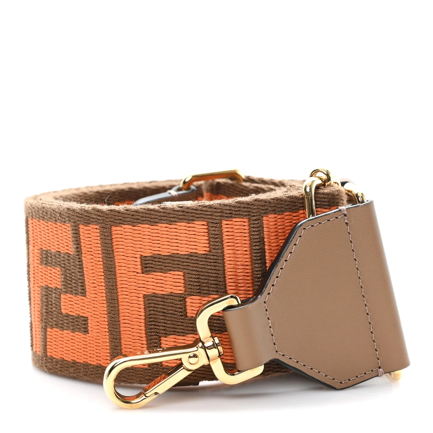 Ribbon Vitello King FF 1974 Adjustable Strap You Fango Brick Sand