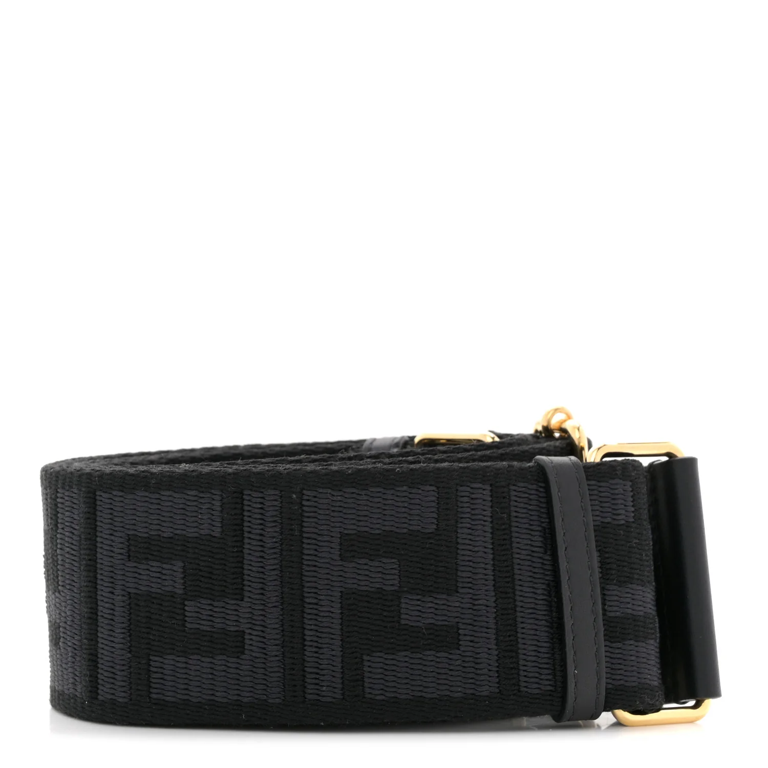 Ribbon Vitello Seta FF 1974 Adjustable Strap You Black - Image 2