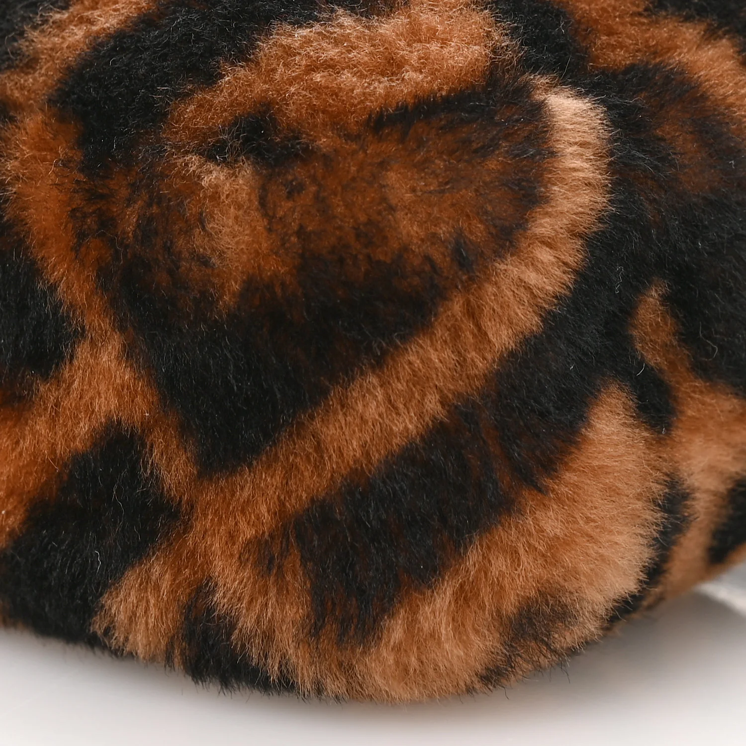 Shearling Vitello Dolce Macro FF 1974 Mini Tobacco Black - Image 10