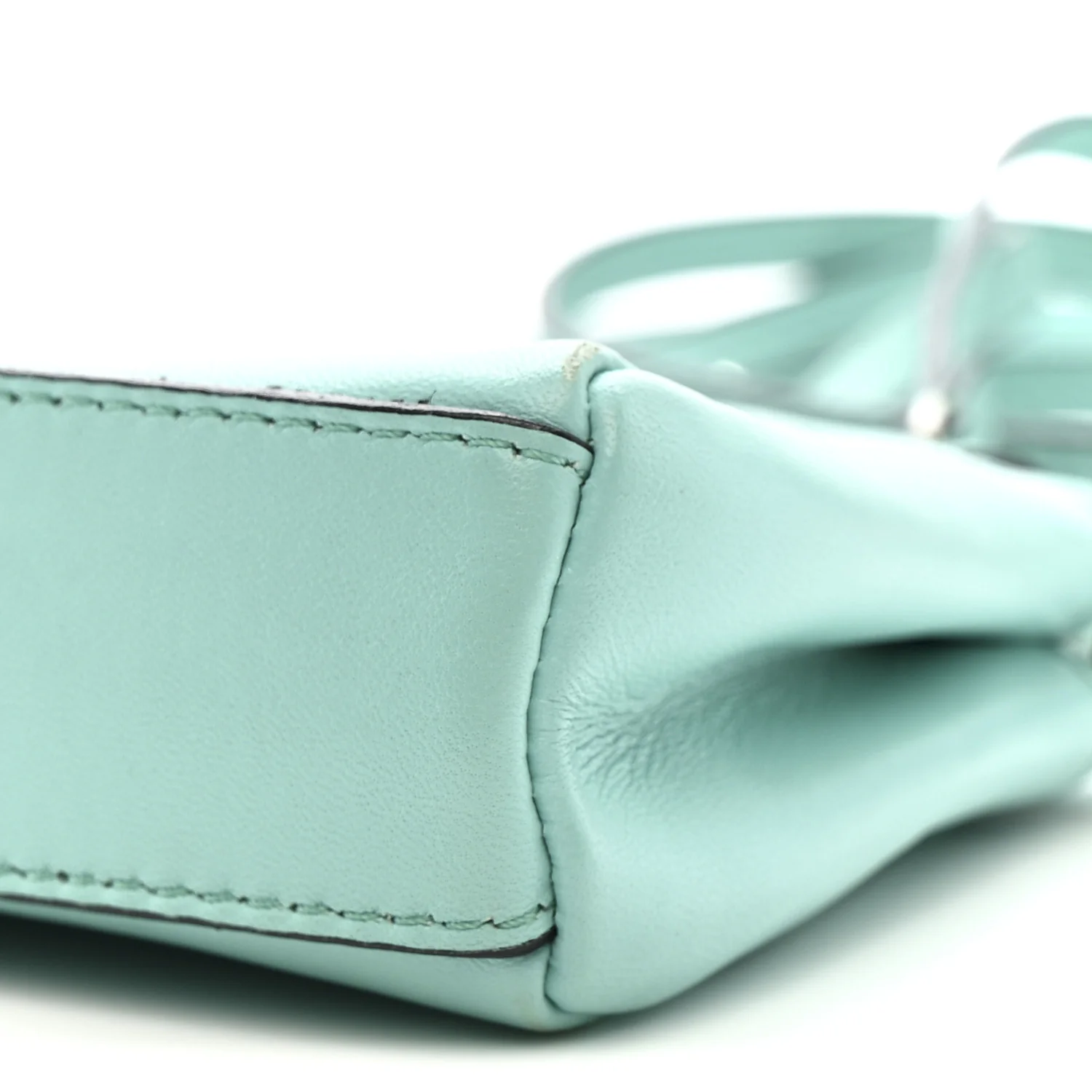 Shiny Nappa Micro Peekaboo Iconic Satchel Turchese Egiz Turchese Egiz - Image 10
