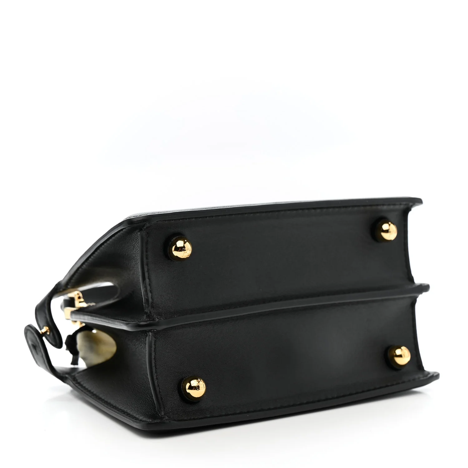 Shiny Nappa Petite Peekaboo I SEE U Satchel Black - Image 4