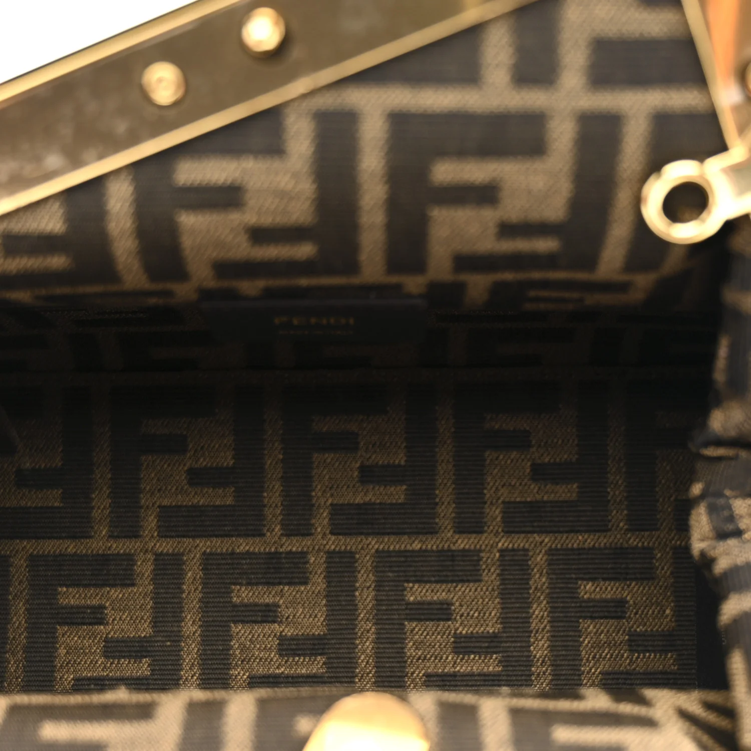 Shiny Nappa Small Fendi First Black - Image 5