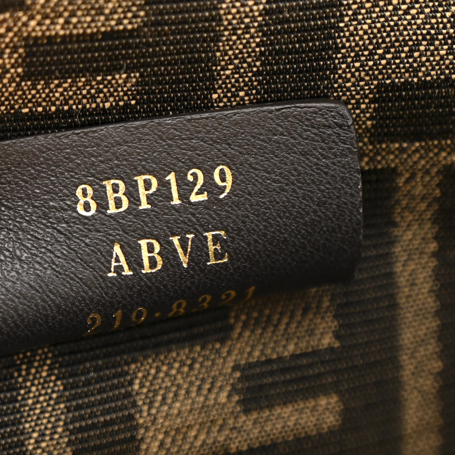 Shiny Nappa Small Fendi First Black - Image 7