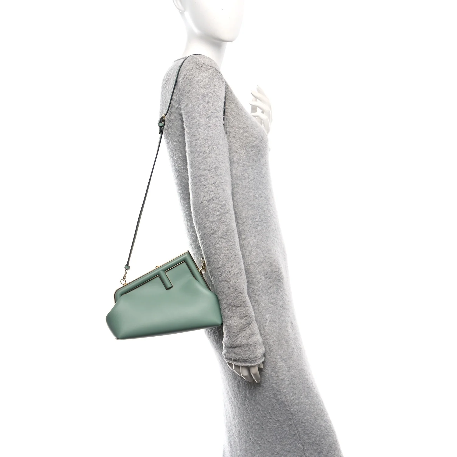 Shiny Nappa Small Fendi First Menta - Image 2