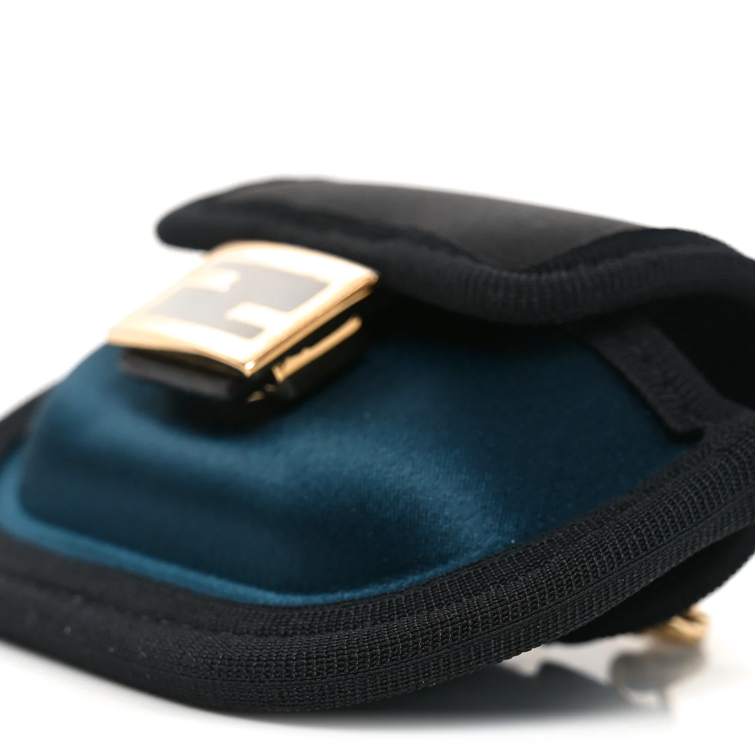 Silk Satin Pico Baguette Charm Blue Velvet Black - Image 7