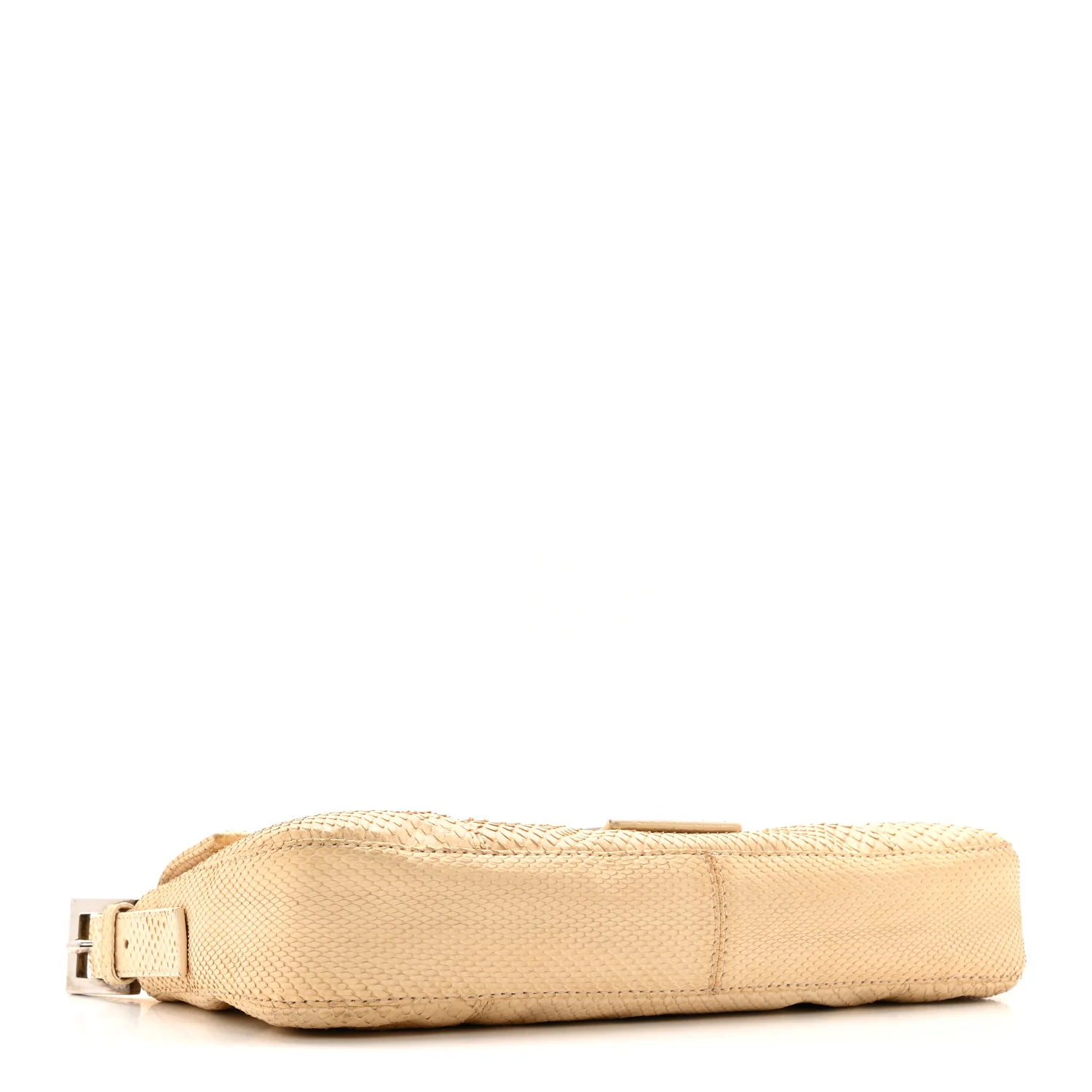 Snakeskin Baguette Light Beige - Image 4