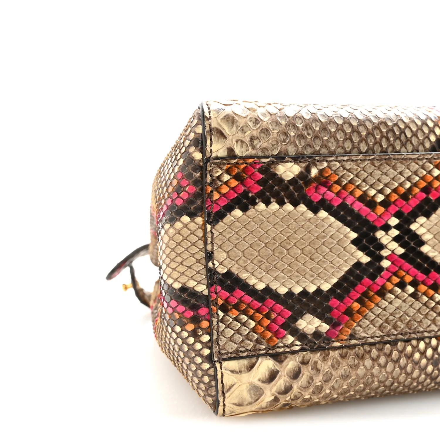 Snakeskin Mini Peekaboo Iconic Satchel Daisy Roccia - Image 8