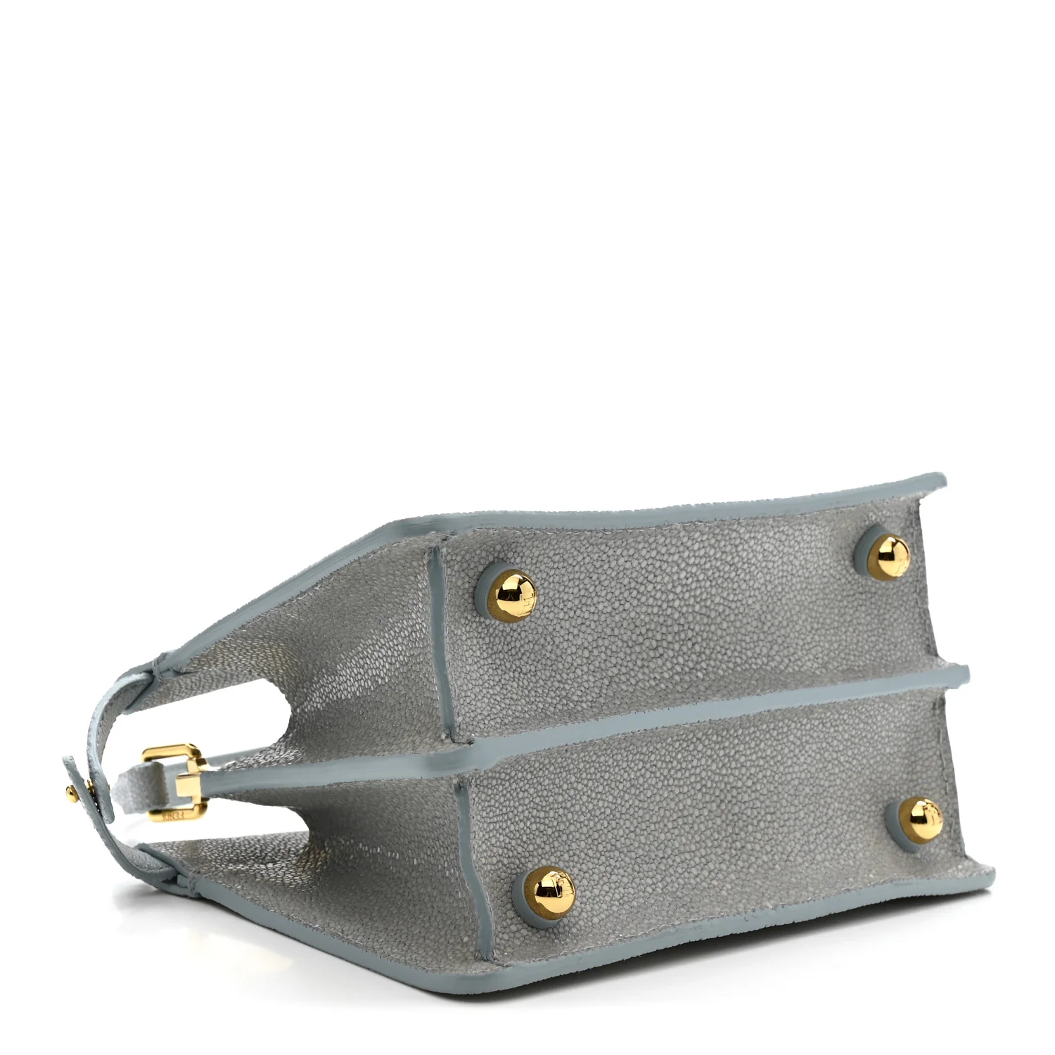 Stingray Shiny Nappa Petite Peekaboo I SEE U Satchel Anice - Image 4